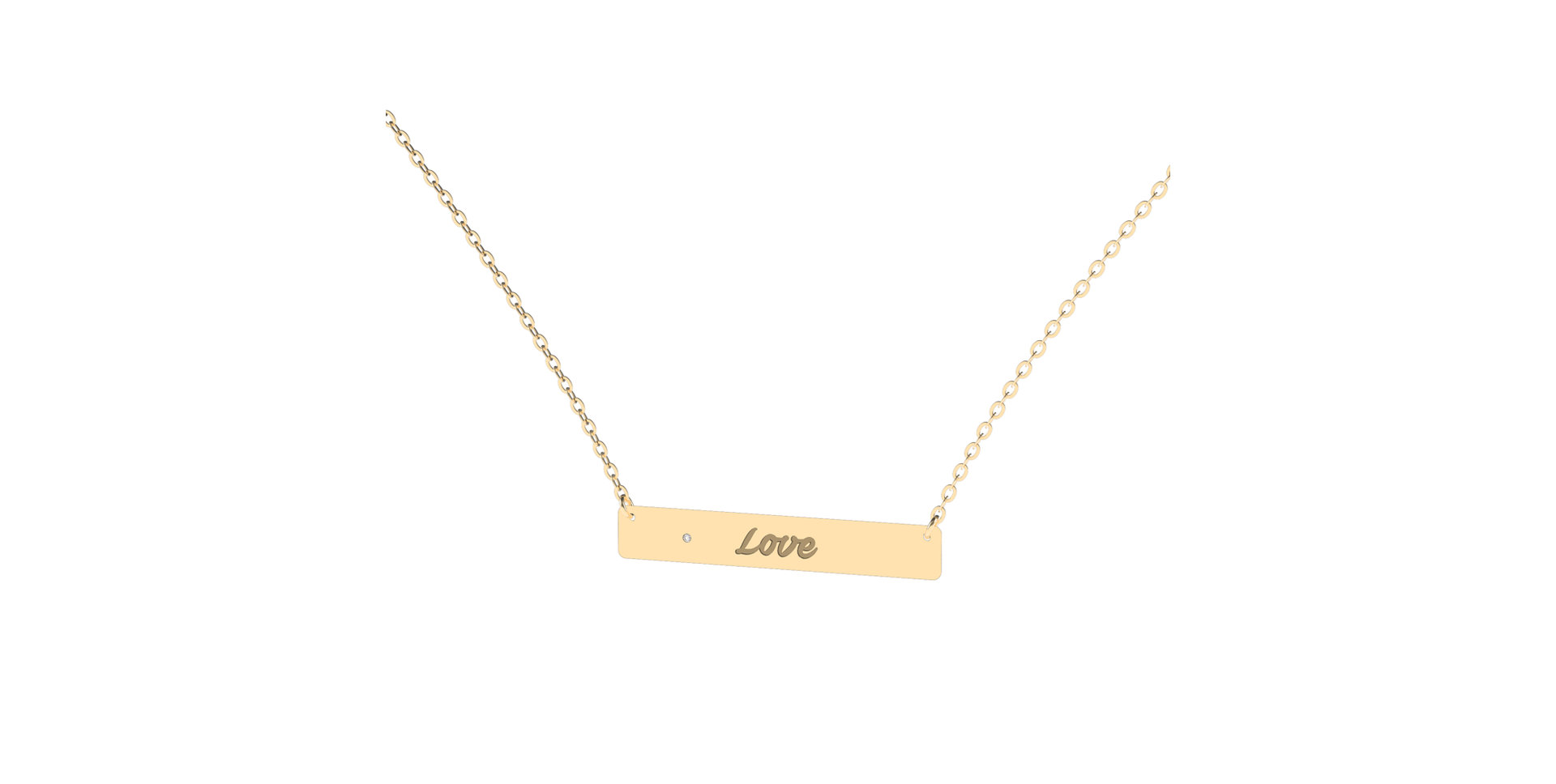 Náhrdelník s diamantem Forever Darling