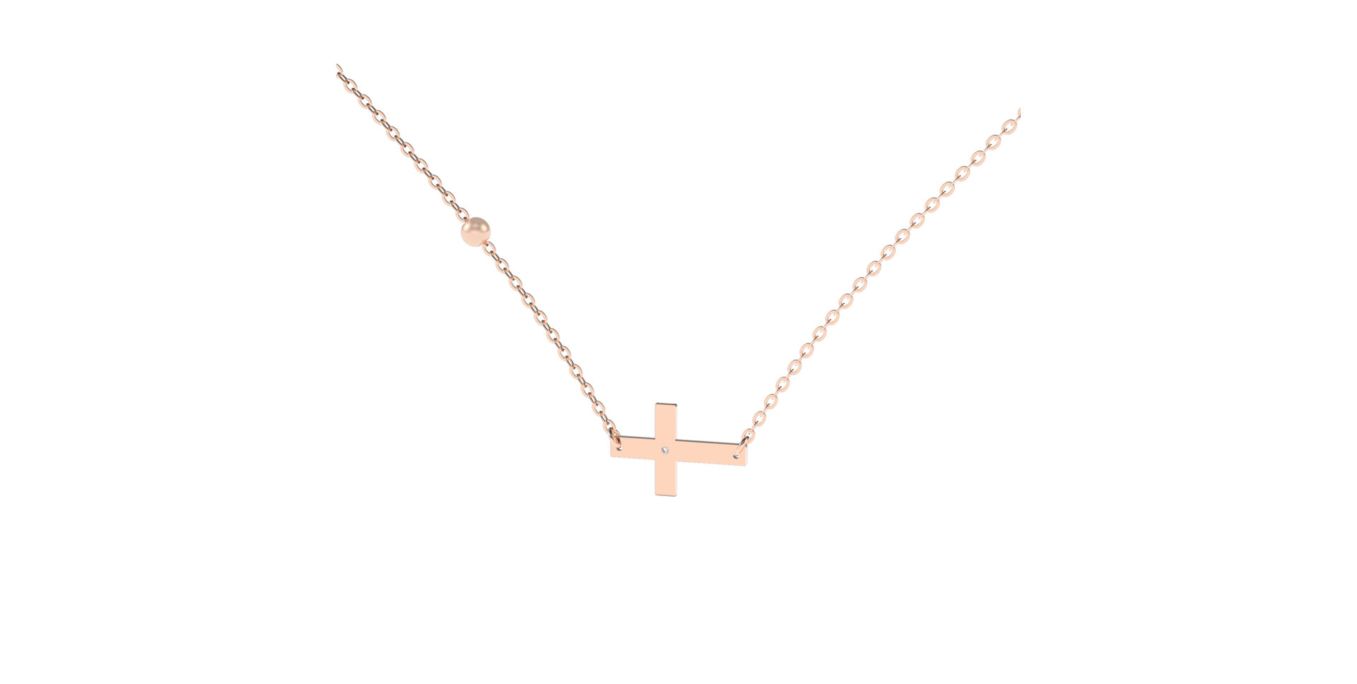 Náhrdelník s diamantem Faith Diamond