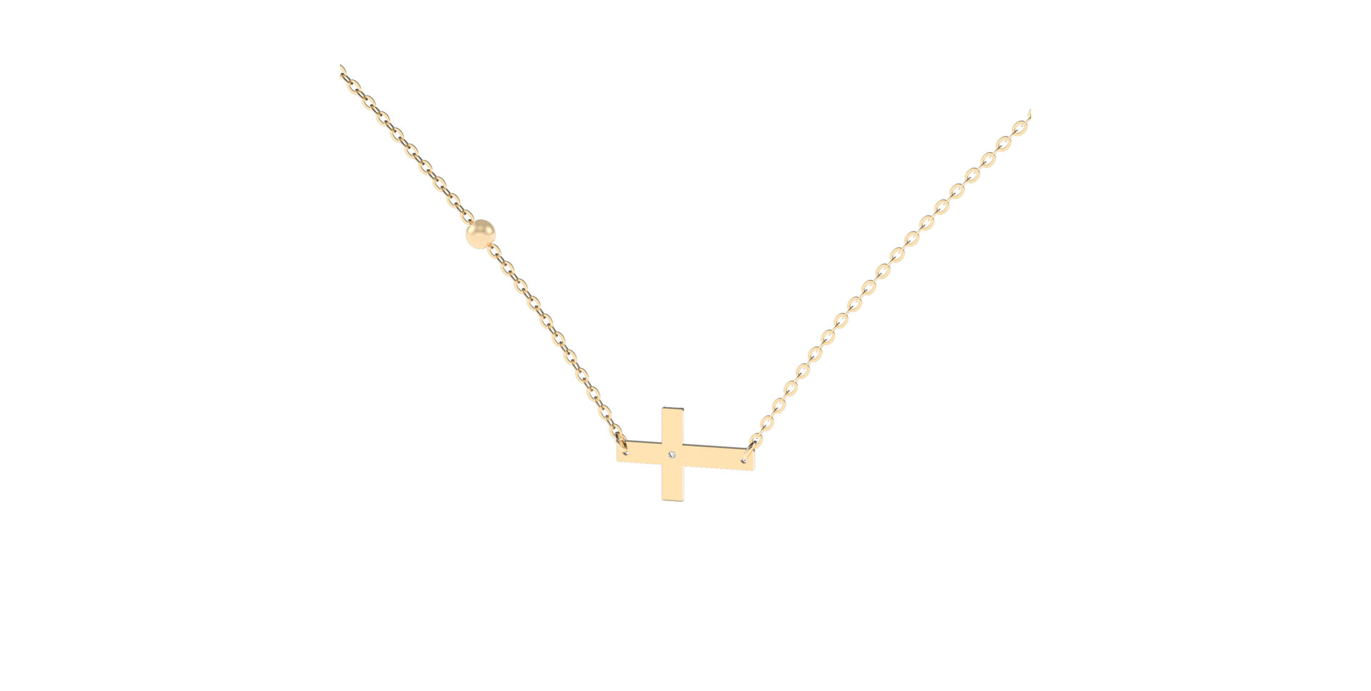 Náhrdelník s diamantem Faith Diamond