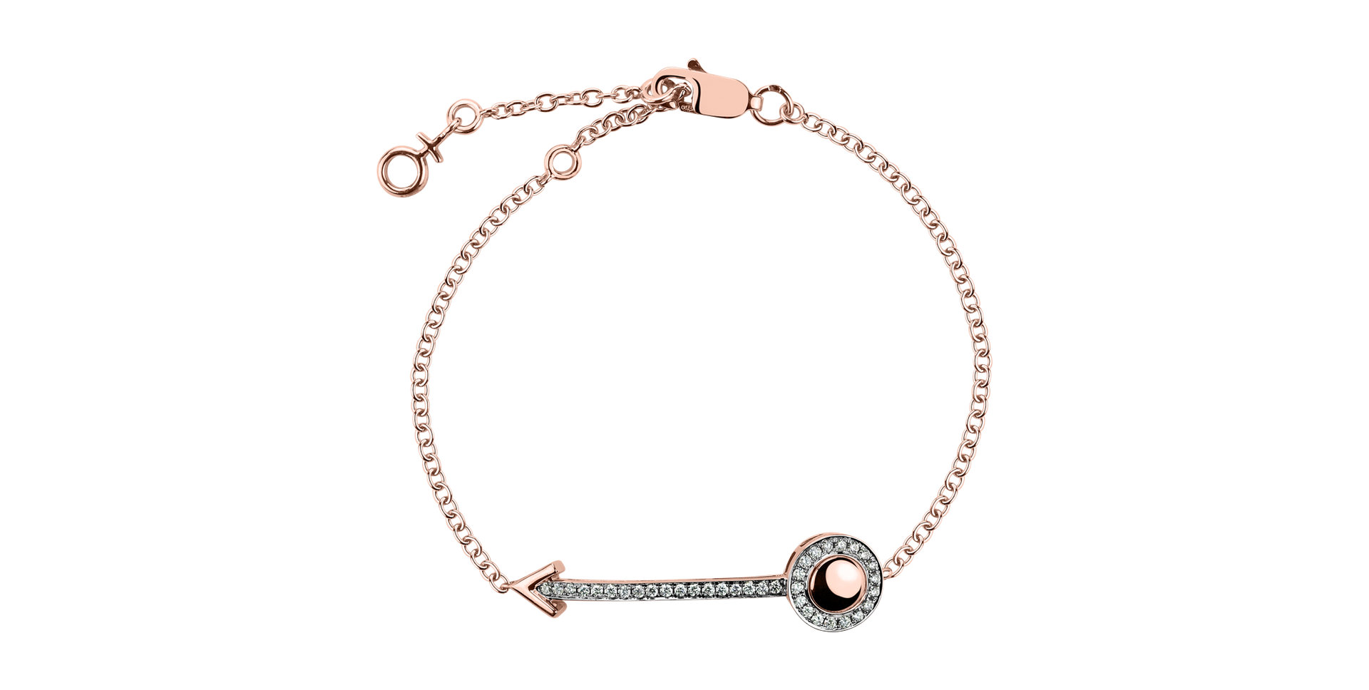 Náramek s diamanty Right Direction