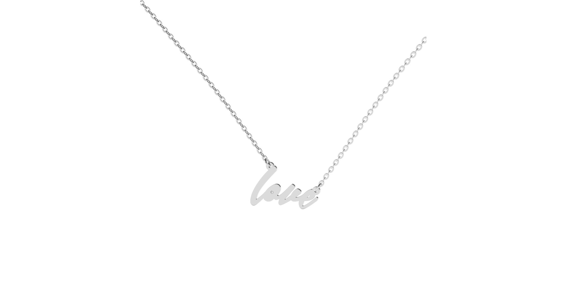 Náhrdelník s diamantem Love Maker