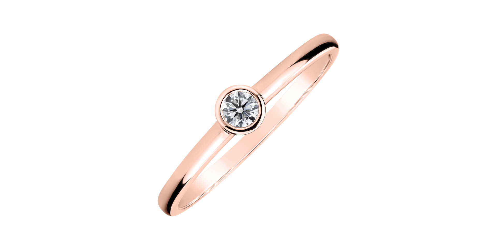 Prsten s diamantem Seductive Glow