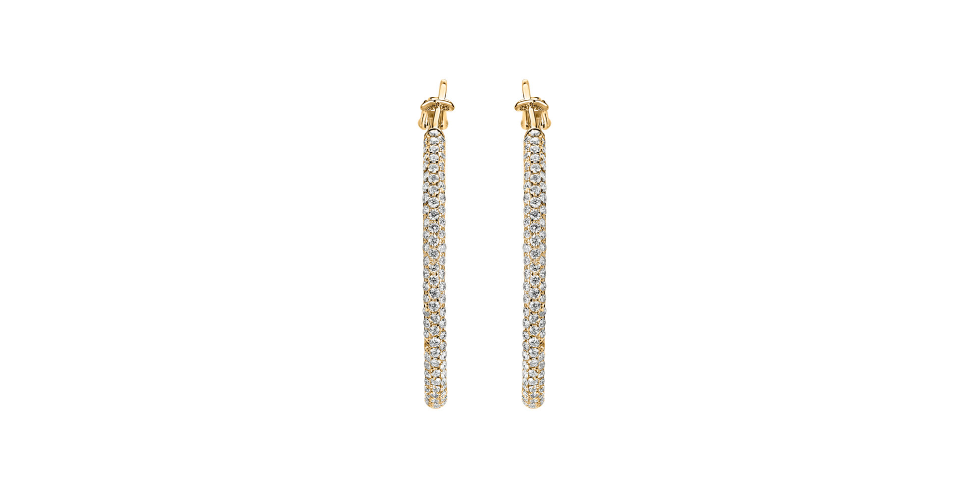 Náušnice s diamanty Moonlight Rain