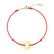 Diamantový náramek se šňůrkou Love Circle2