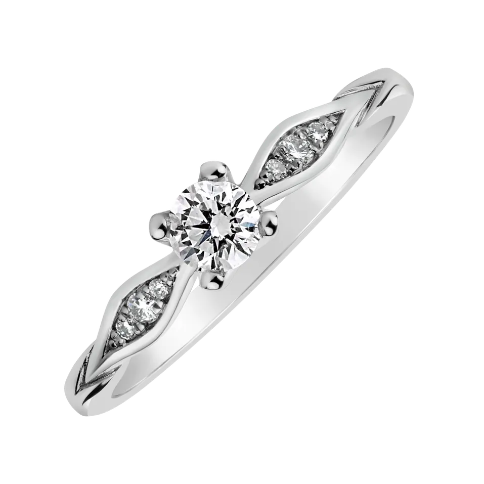 Prsten s diamanty Stellar Shape