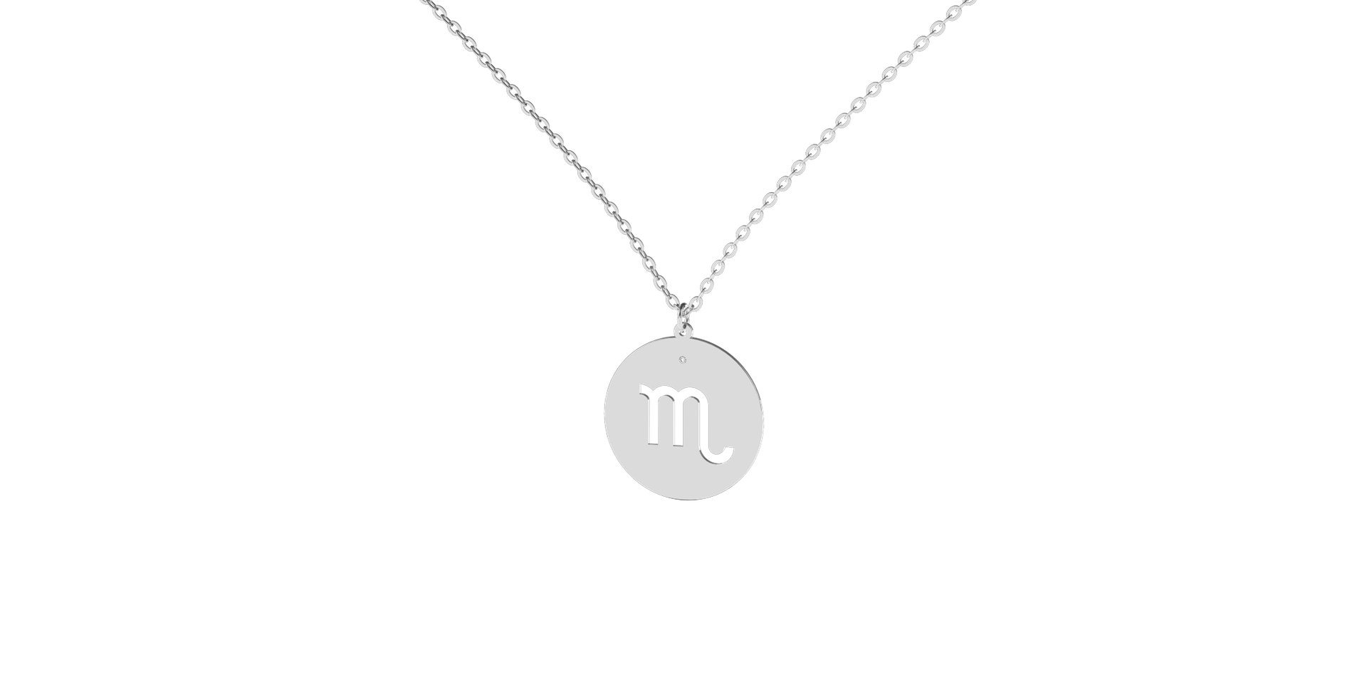 Náhrdelník s diamantem Scorpio