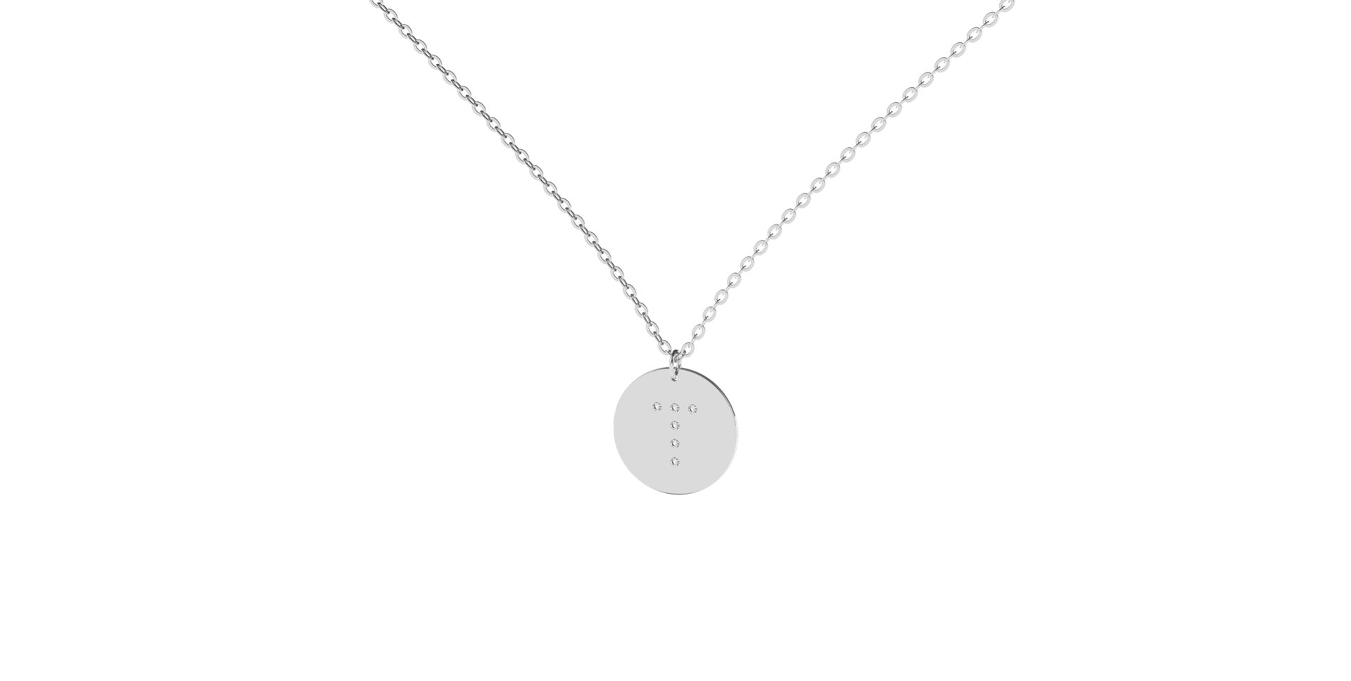 Náhrdelník s diamanty Diamond Coins T