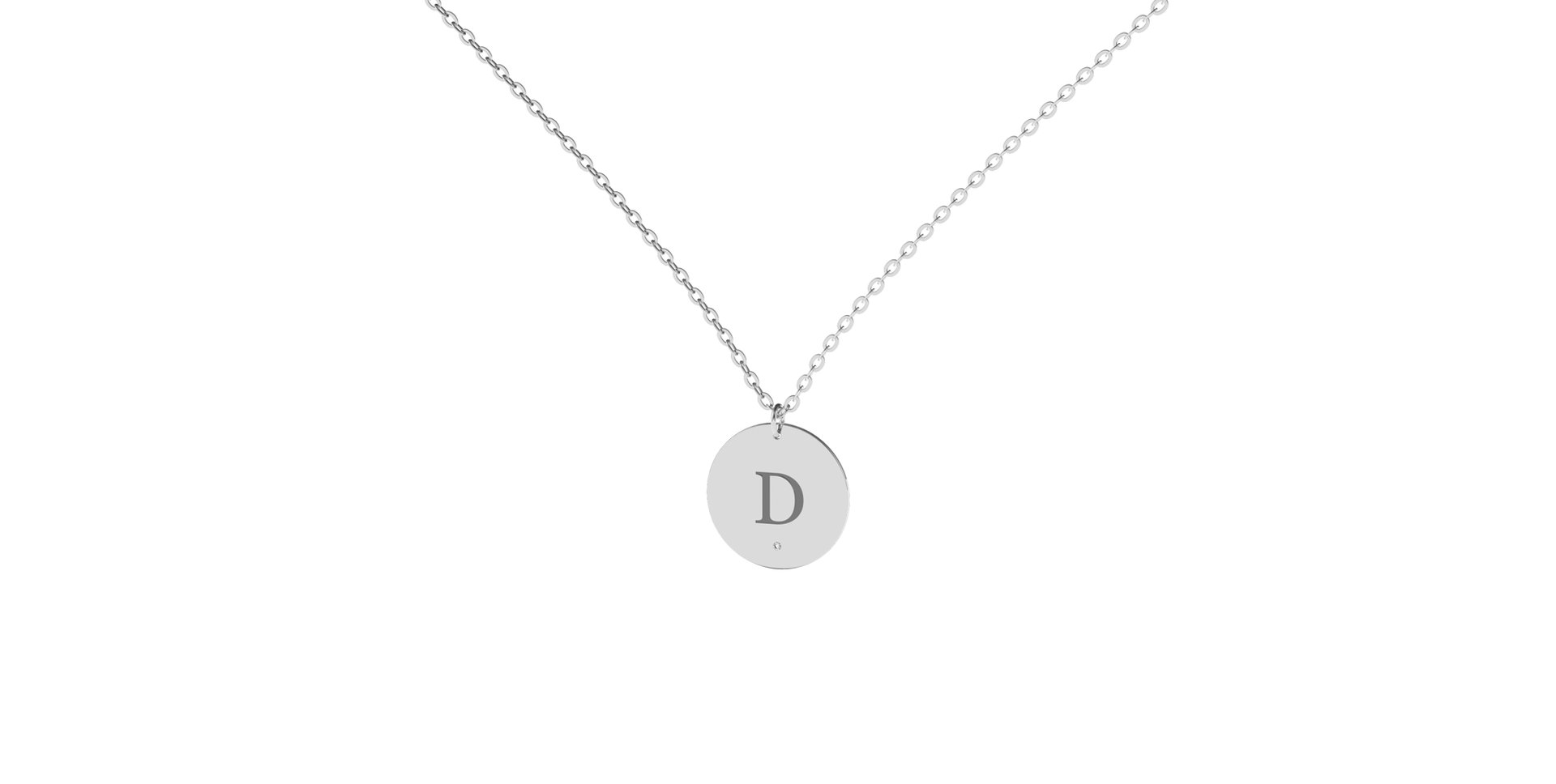 Náhrdelník s diamantem Big Coins D