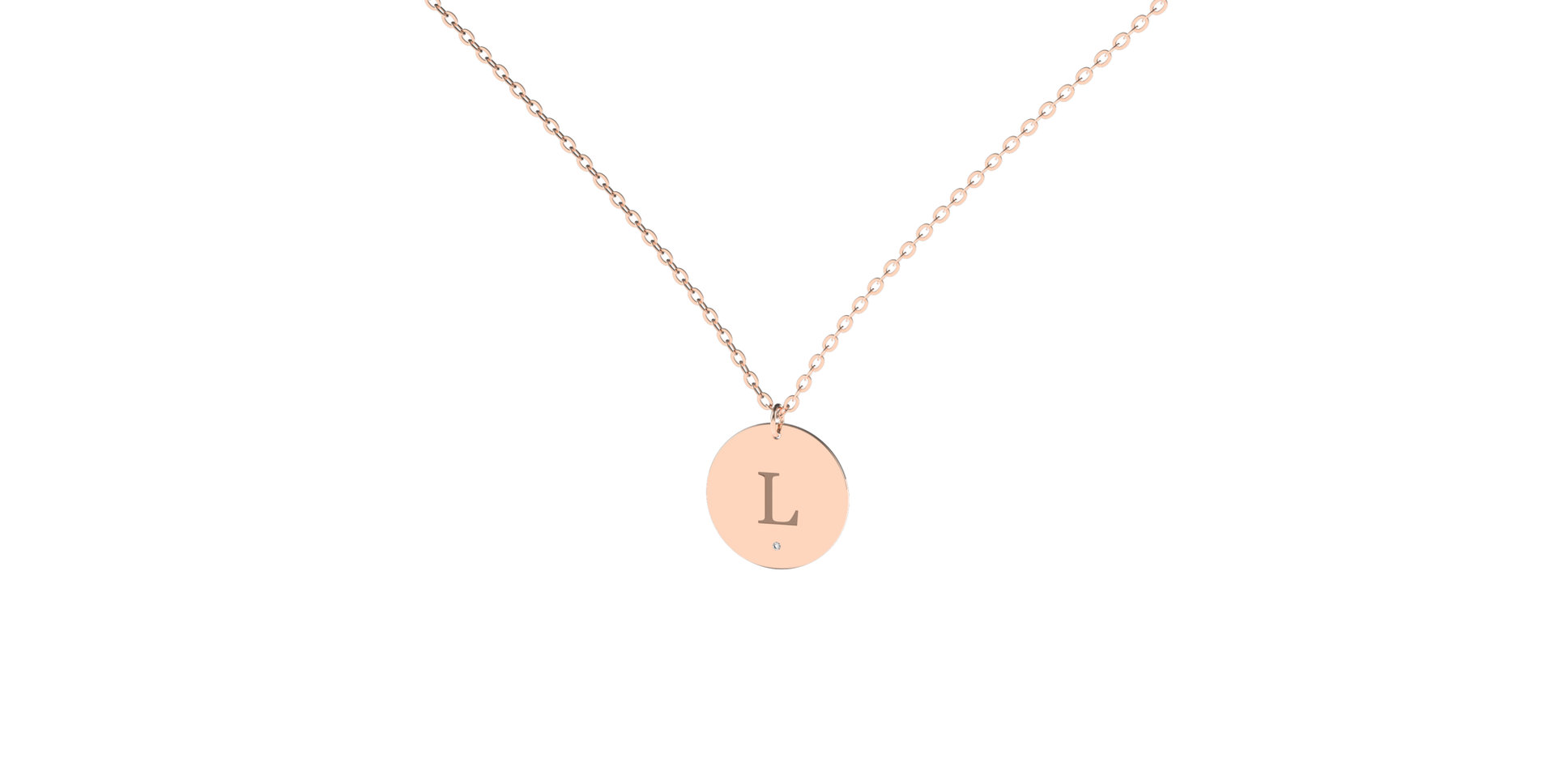 Náhrdelník s diamantem Big Coins L