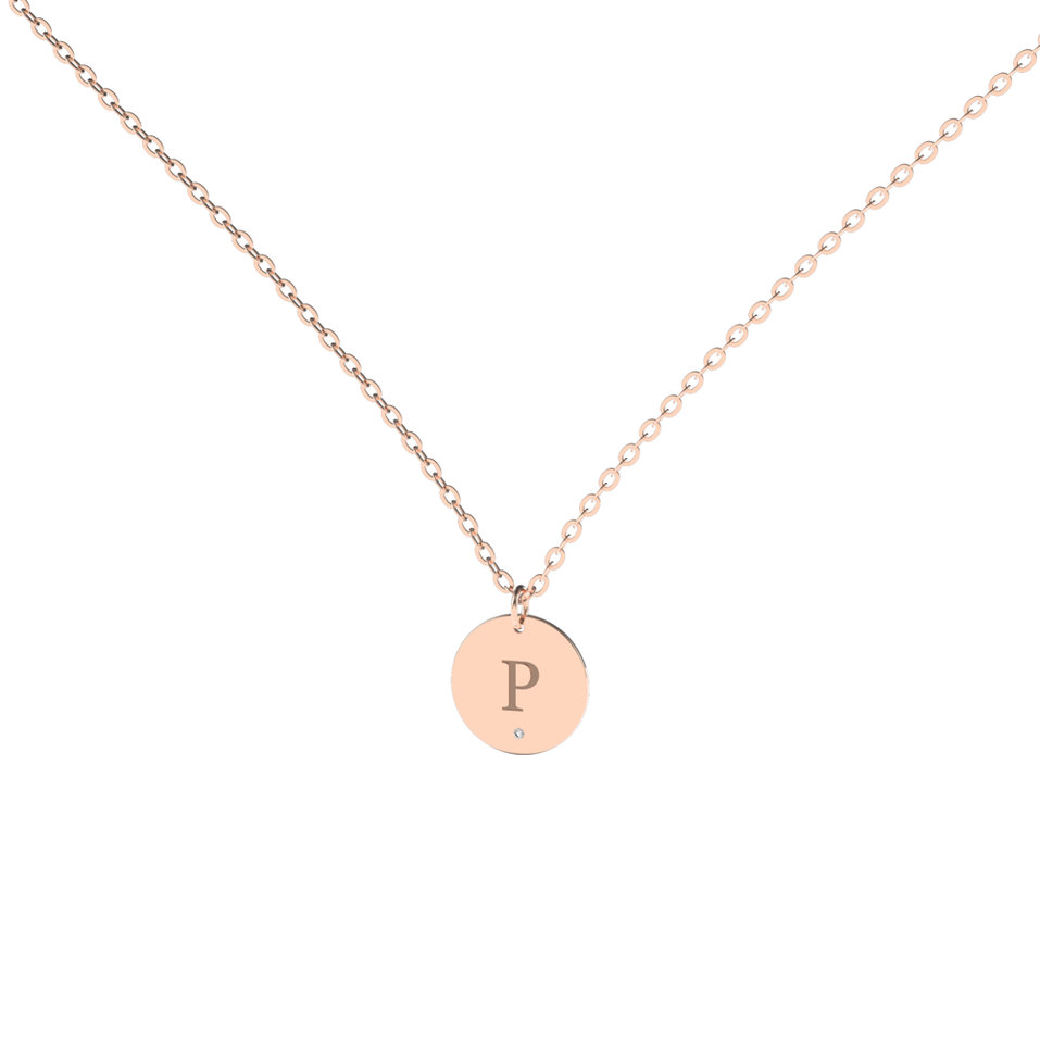 Náhrdelník s diamantem Little Coins P