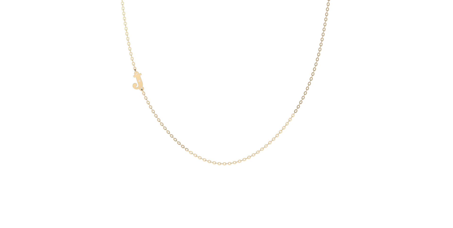 Náhrdelník s diamantem Big Line J