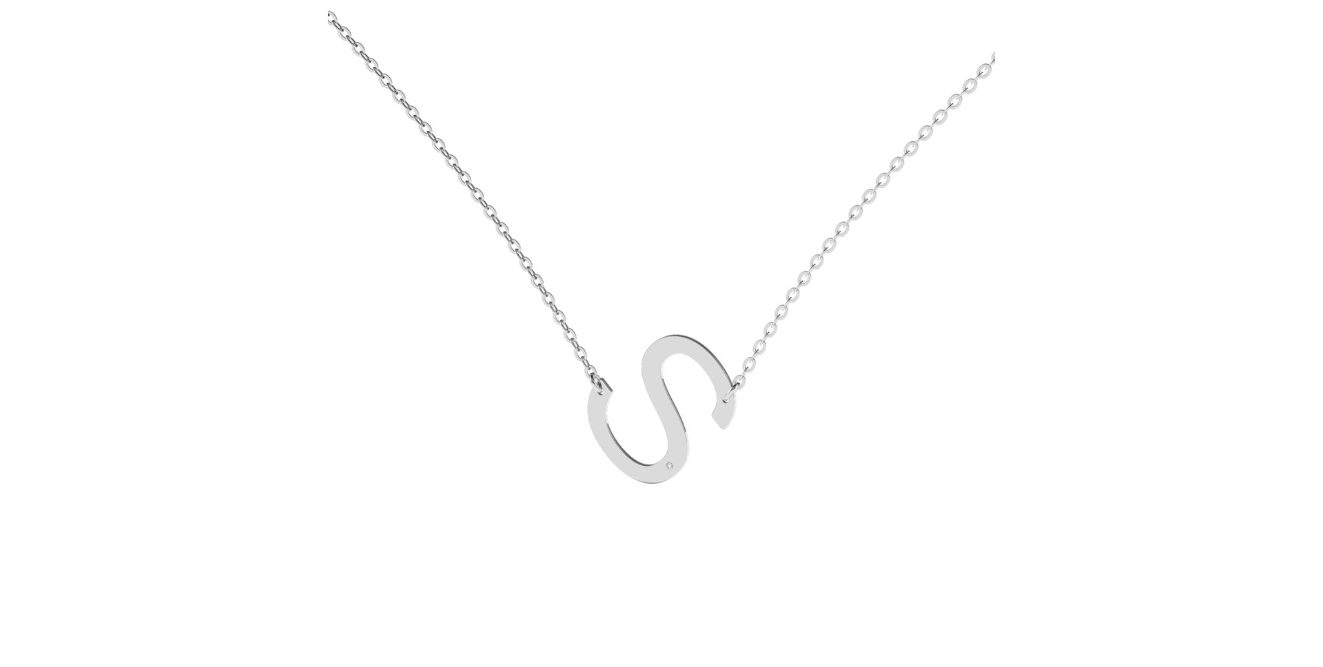 Náhrdelník s diamantem Big Line S