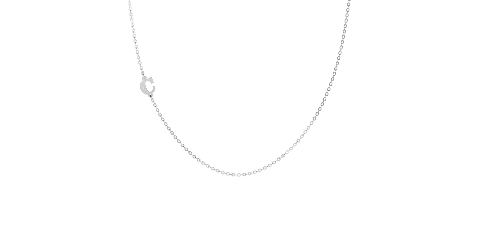 Náhrdelník s diamantem Big Line C