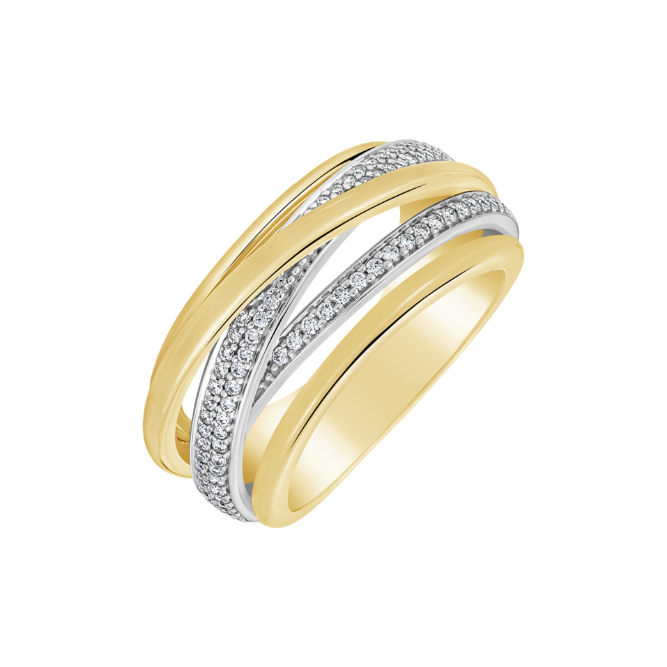 Prsten s diamanty Isolune