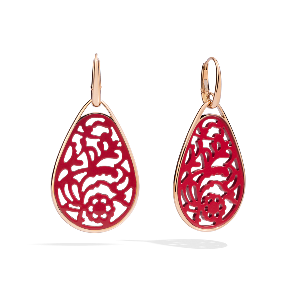 Náušnice s rhodolitem Victoria