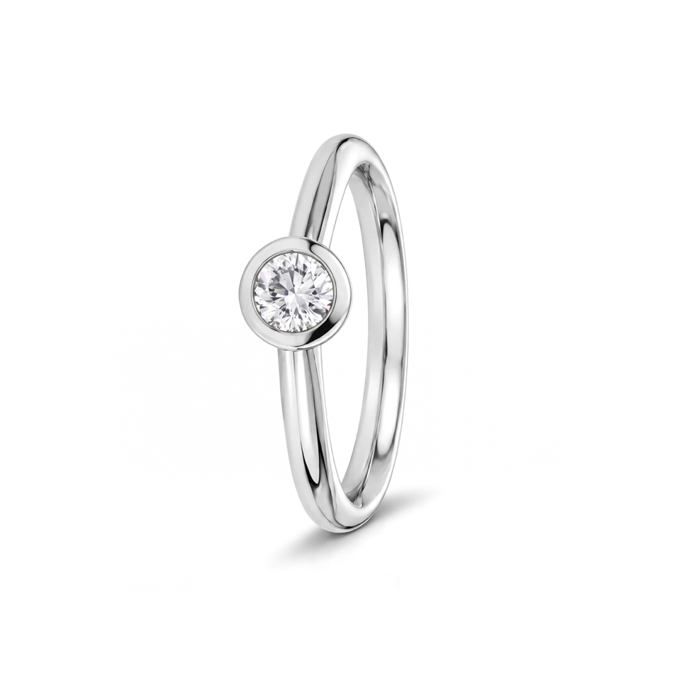 Prsten s diamantem Diamante in Amore