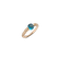 Prsten s diamanty a topazem M'ama Non M'ama2