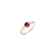 Prsten s rhodolitem M'ama Non M'ama2