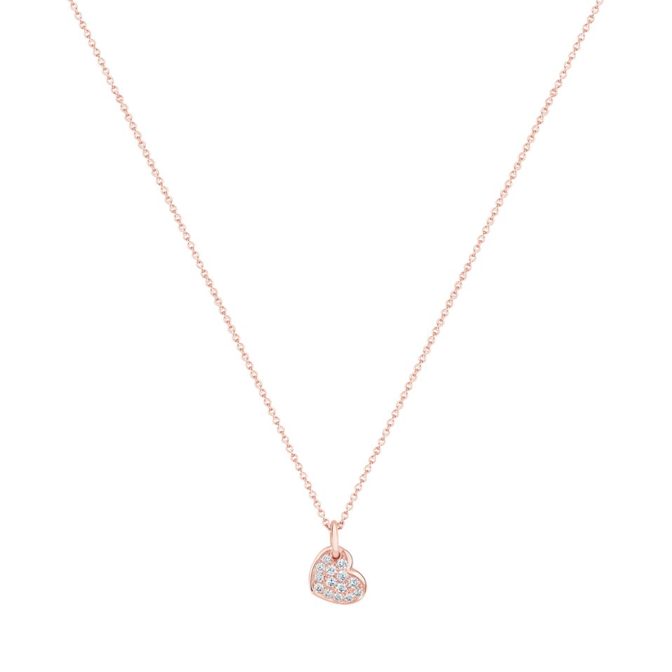 Náhrdelník s diamanty Amorous