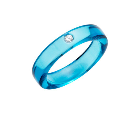 Prsten s diamantem Ocean