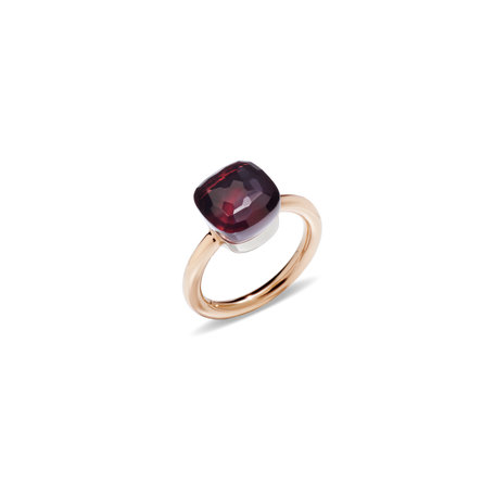 Prsten s granátem Nudo Ring