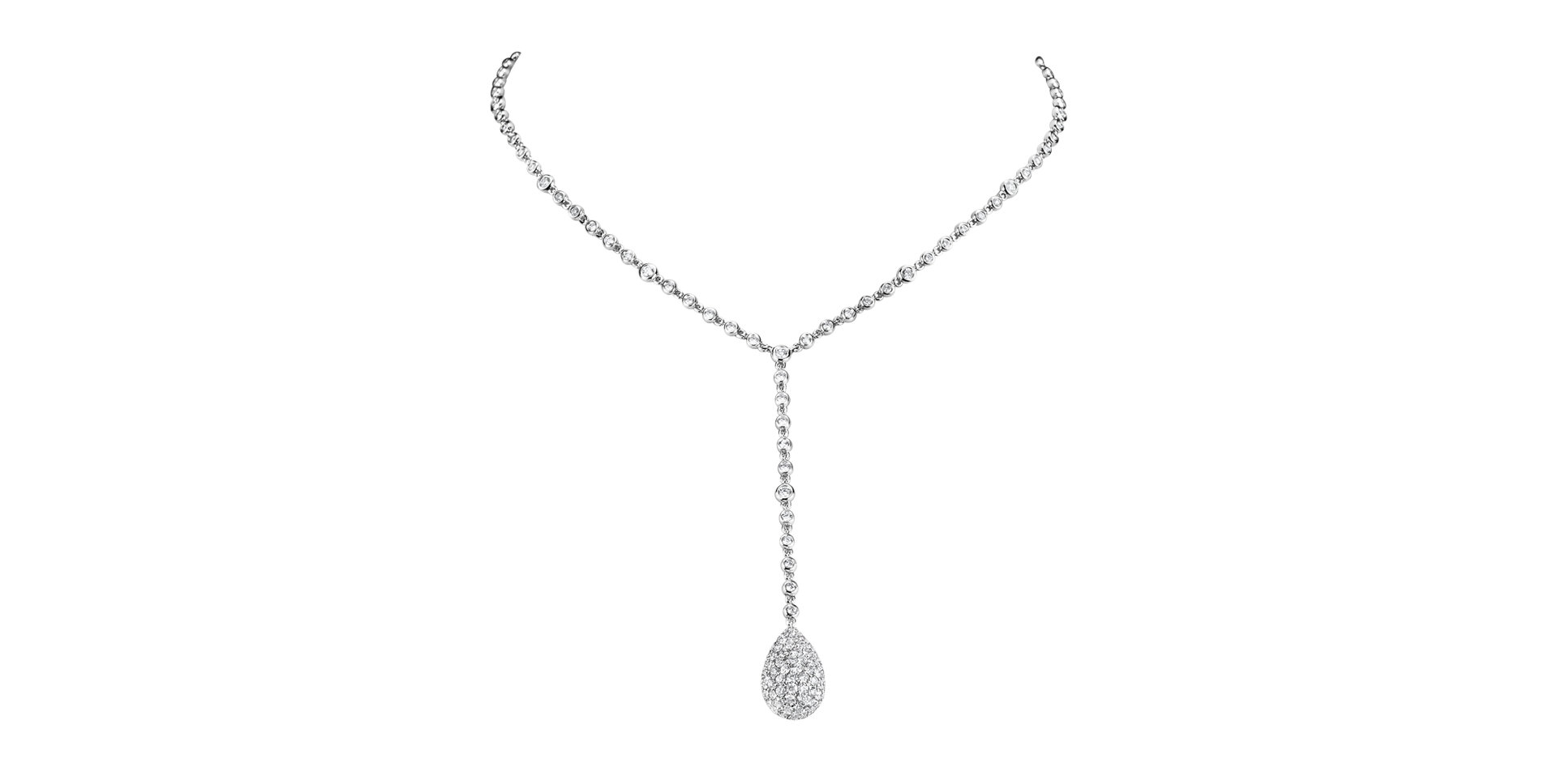 Náhrdelník s diamanty Dew Drop