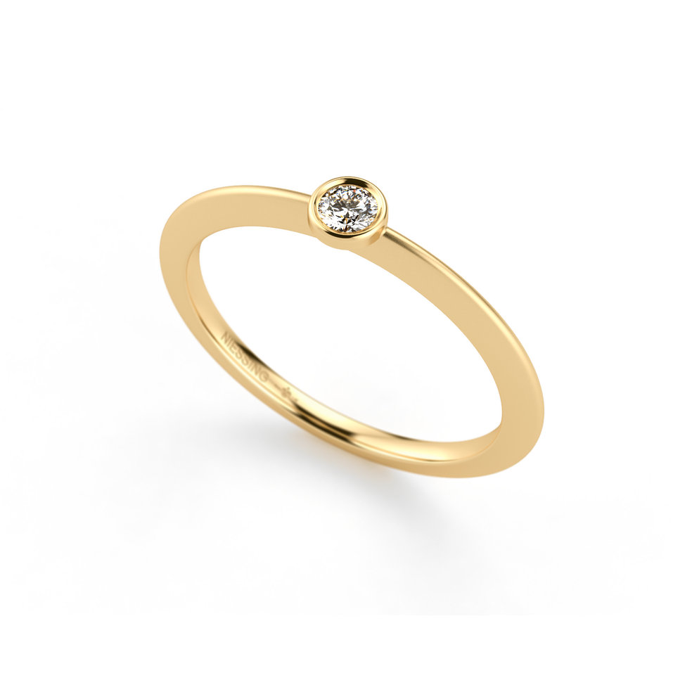 Prsten s diamantem Stella
