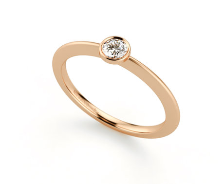 Prsten s diamantem Stella