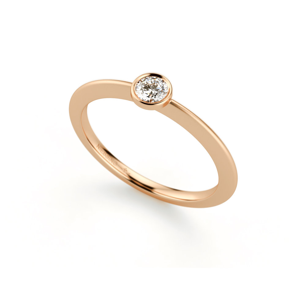 Prsten s diamantem Stella