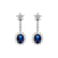 Náušnice s safírem a diamanty Stellar Diana2