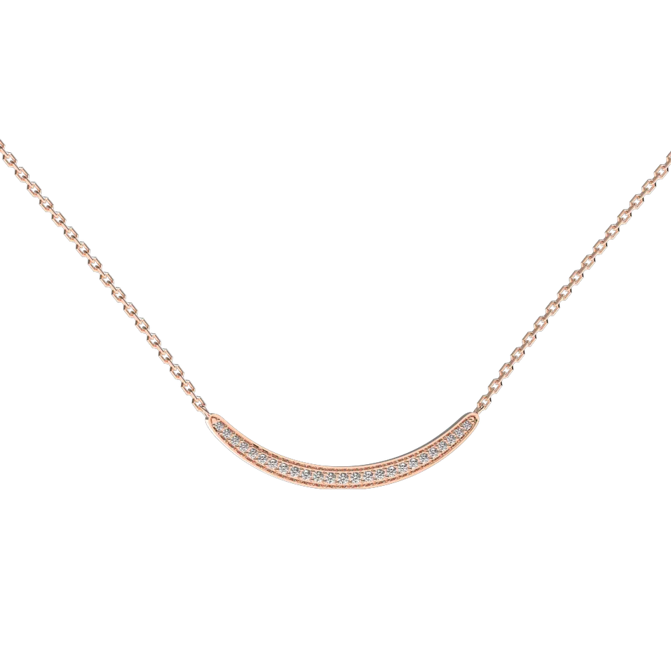 Náhrdelník s diamanty Sparkling Line