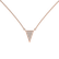 Náhrdelník s diamanty Shiny Triangle2