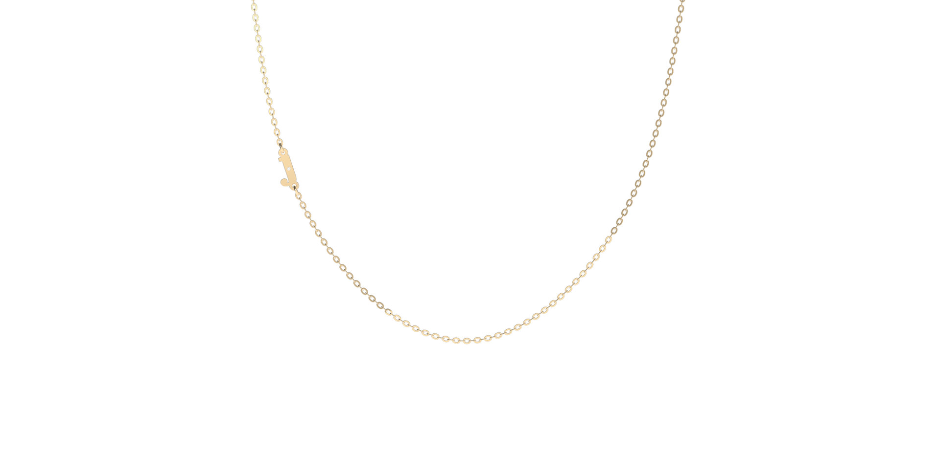 Náhrdelník s diamantem Big Classic J