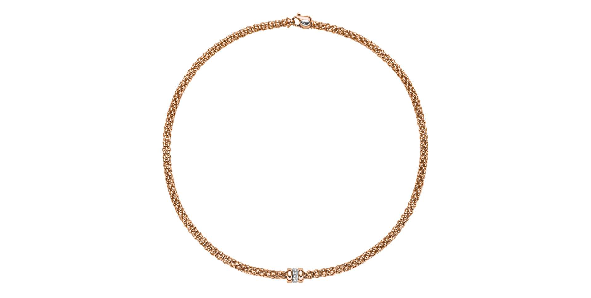 Náhrdelník s diamanty Flex'it