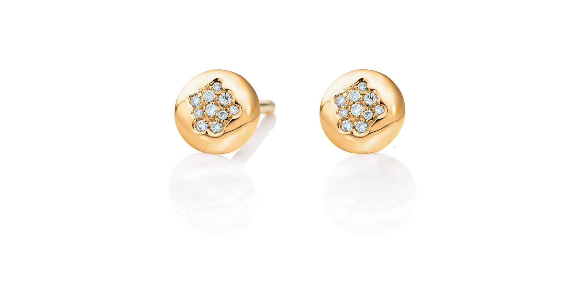 Náušnice s diamanty Dolcini