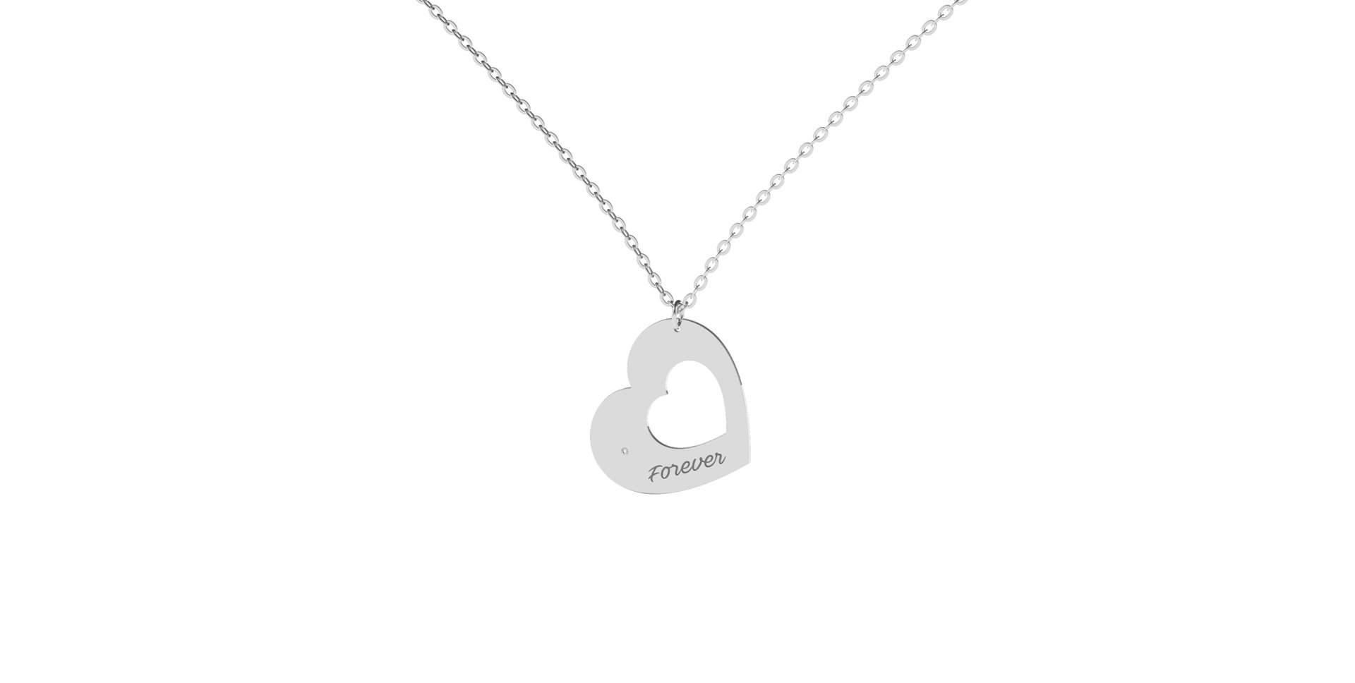 Náhrdelník s diamantem Forever