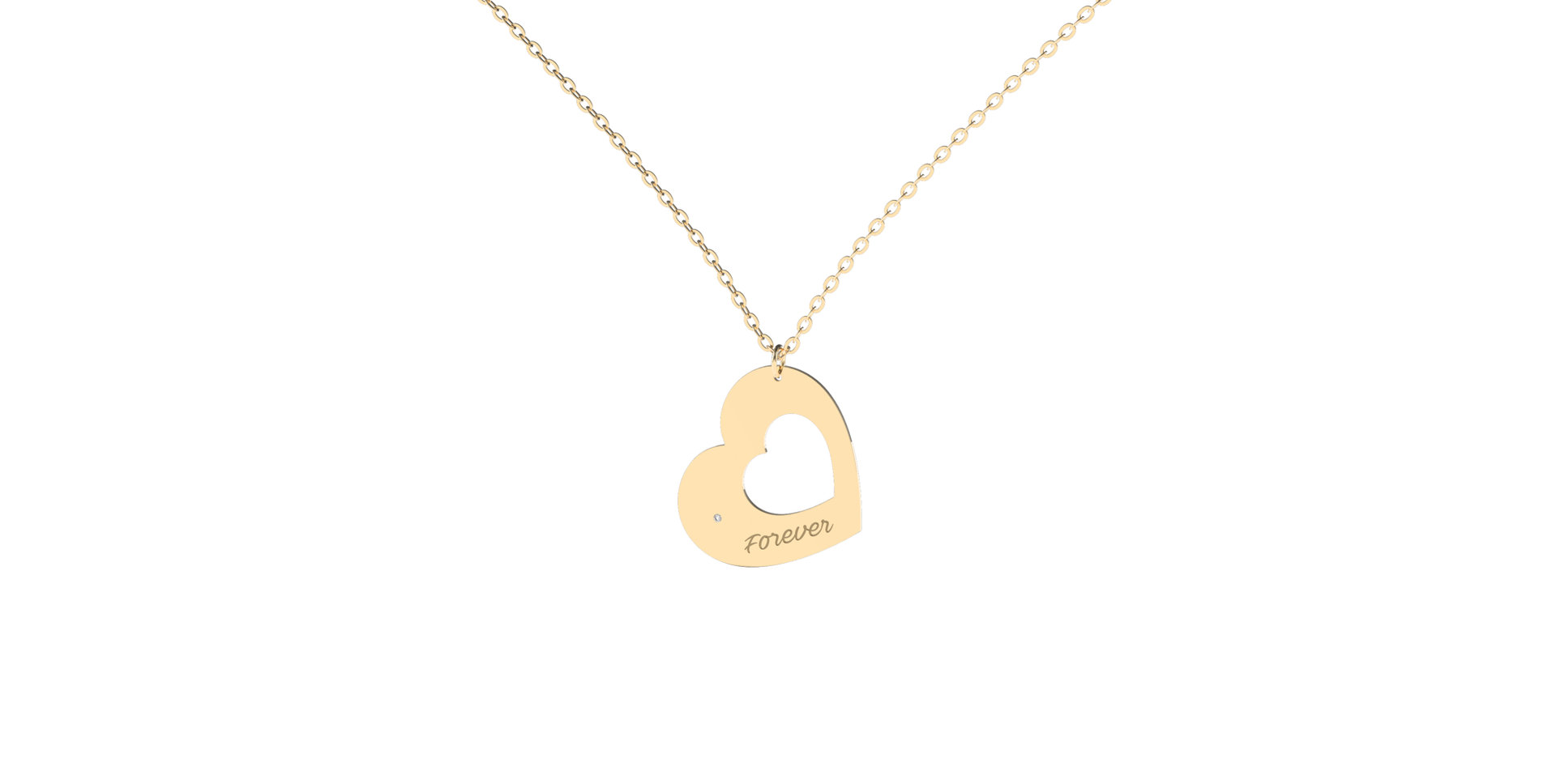 Náhrdelník s diamantem Forever
