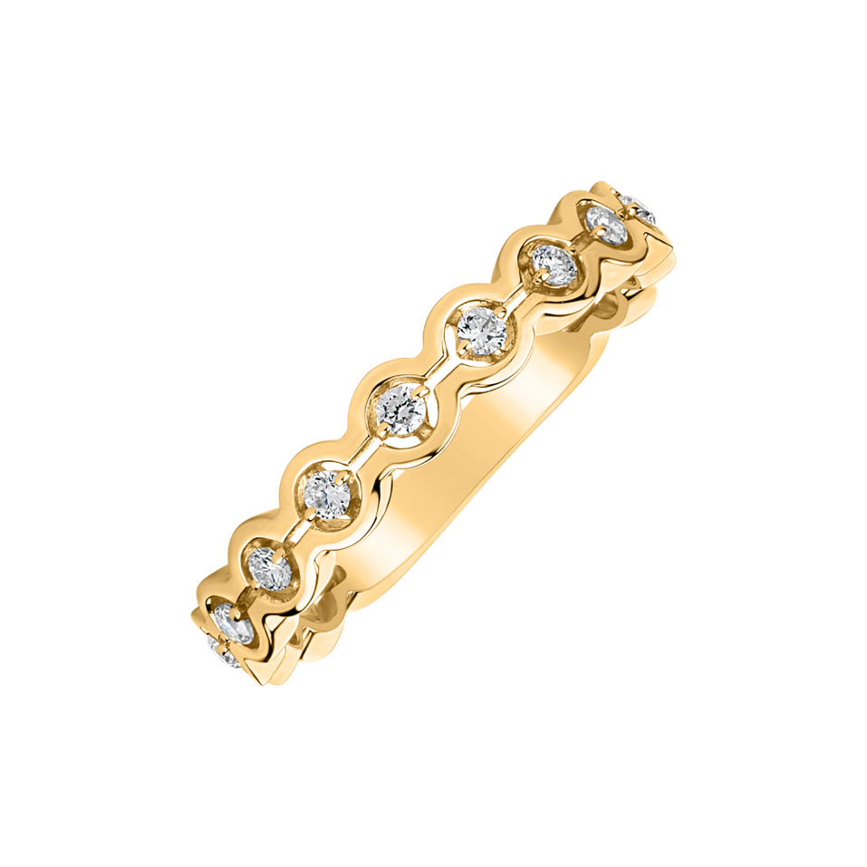 Prsten s diamanty Kaora