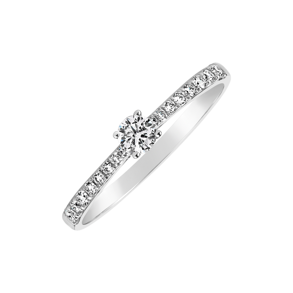 Prsten s diamanty Victoria