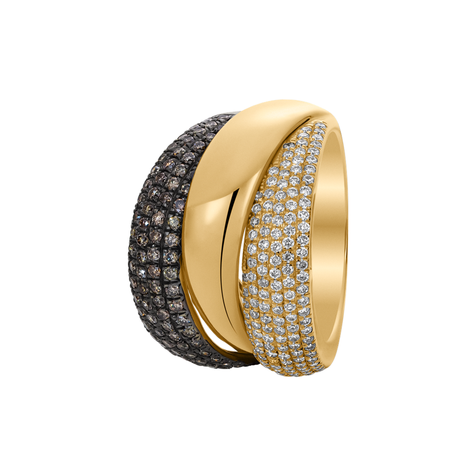 Prsten s diamanty Elara