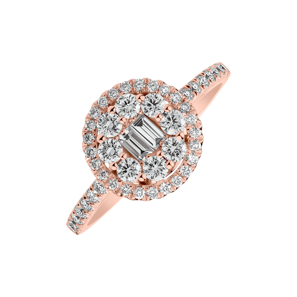 Prsten s diamanty Lunaria