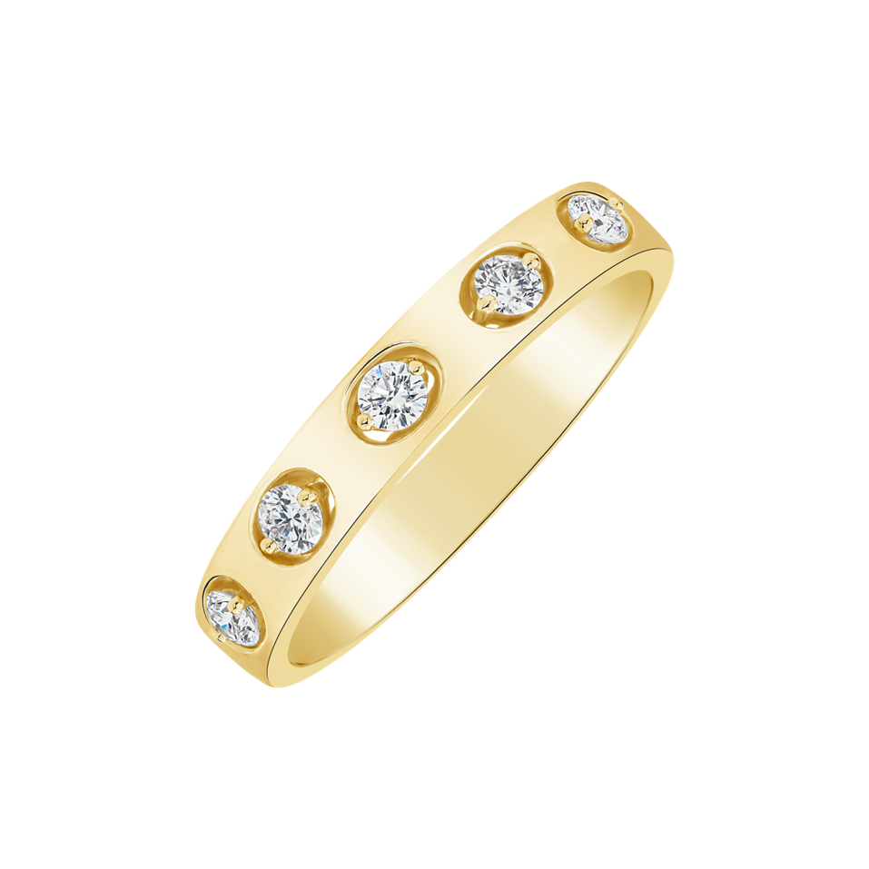 Prsten s diamanty Novaria