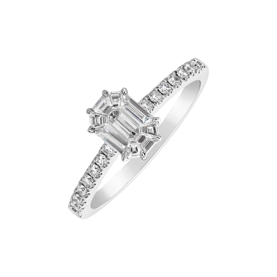 Prsten s diamanty Invicta