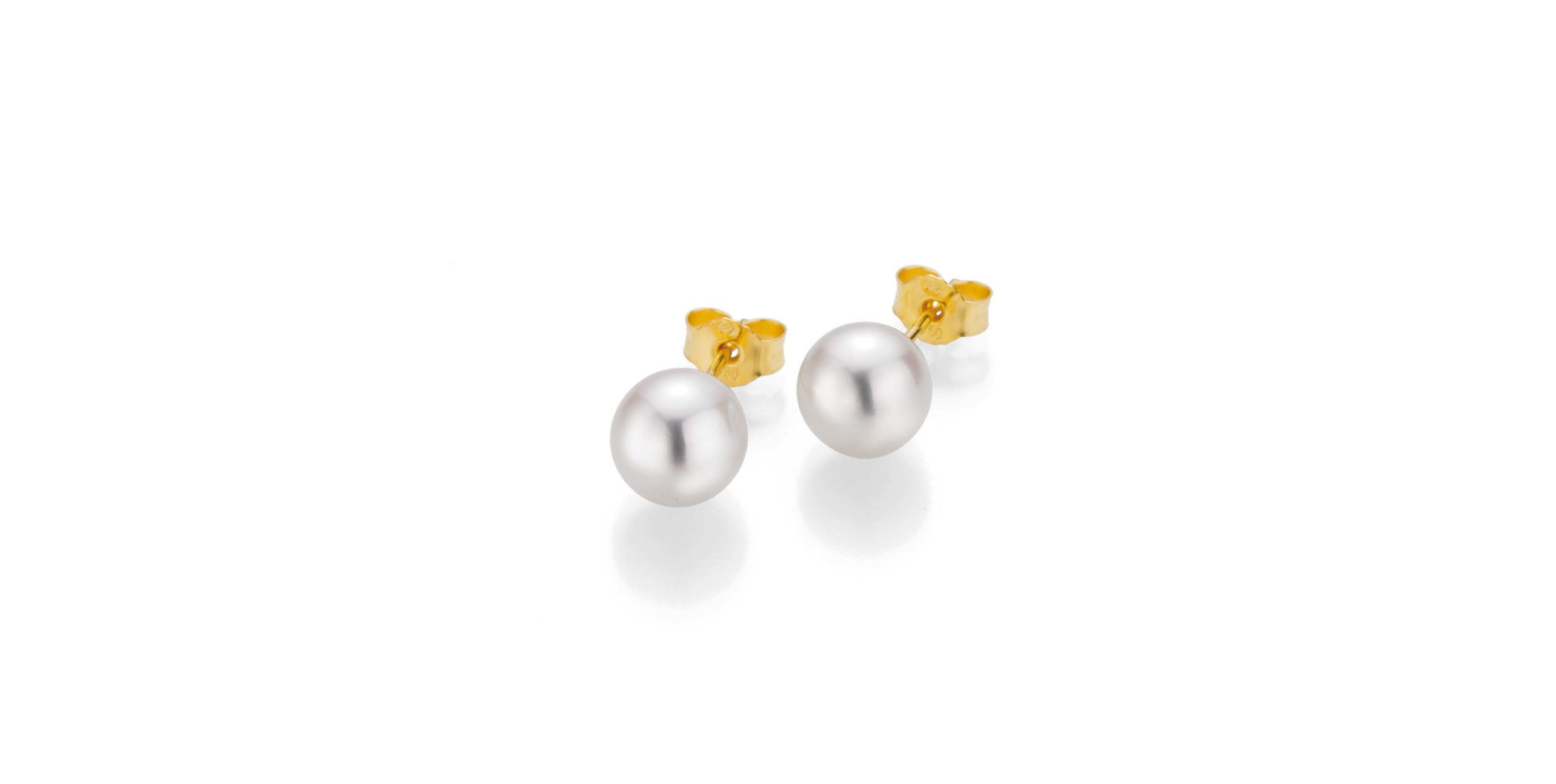 Naušnice s mořská perlou Akoya Pearls