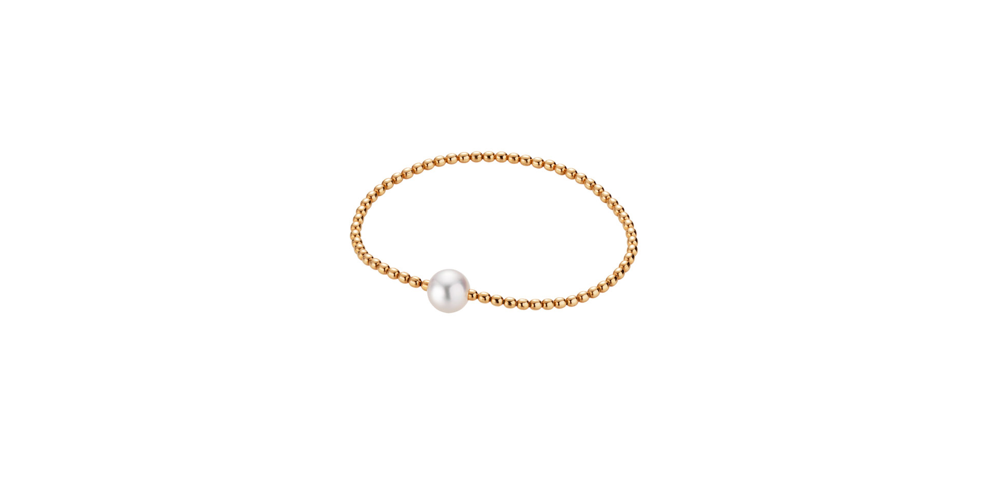 Náramek s mořskou bílou perlou Flex Delight