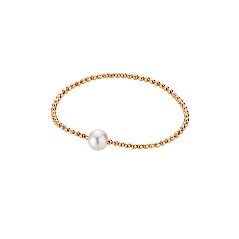 Náramek s mořskou bílou perlou Flex Delight