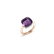 Prsten s ametystem Nudo Maxi Ring2