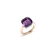 Prsten s ametystem Nudo Maxi Ring2
