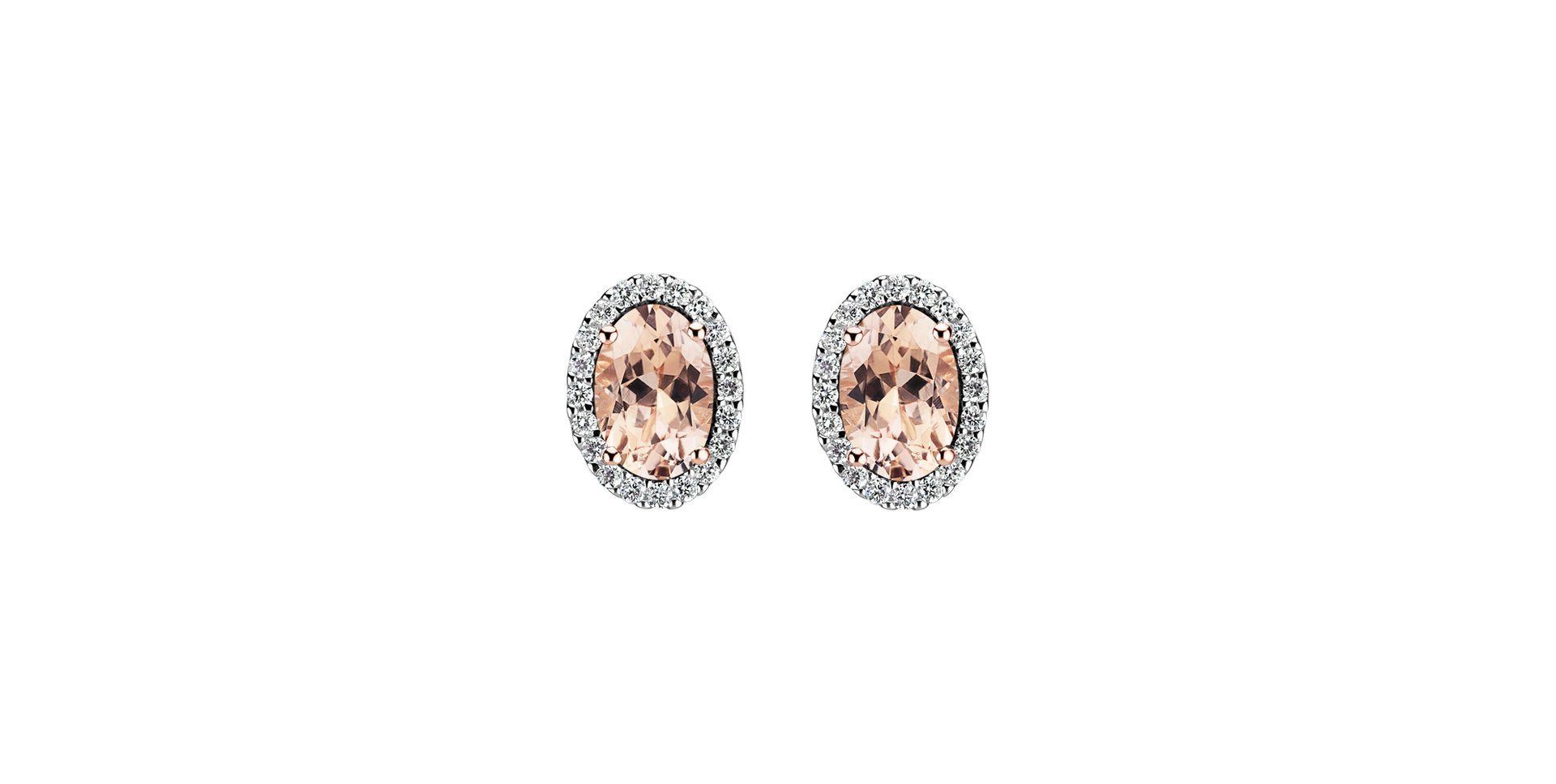 Prsten s diamanty a morganitem Celestine