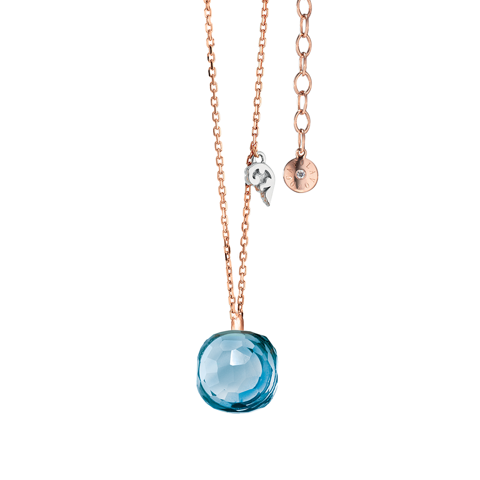 Náhrdelník s topazem sky Happy Holi